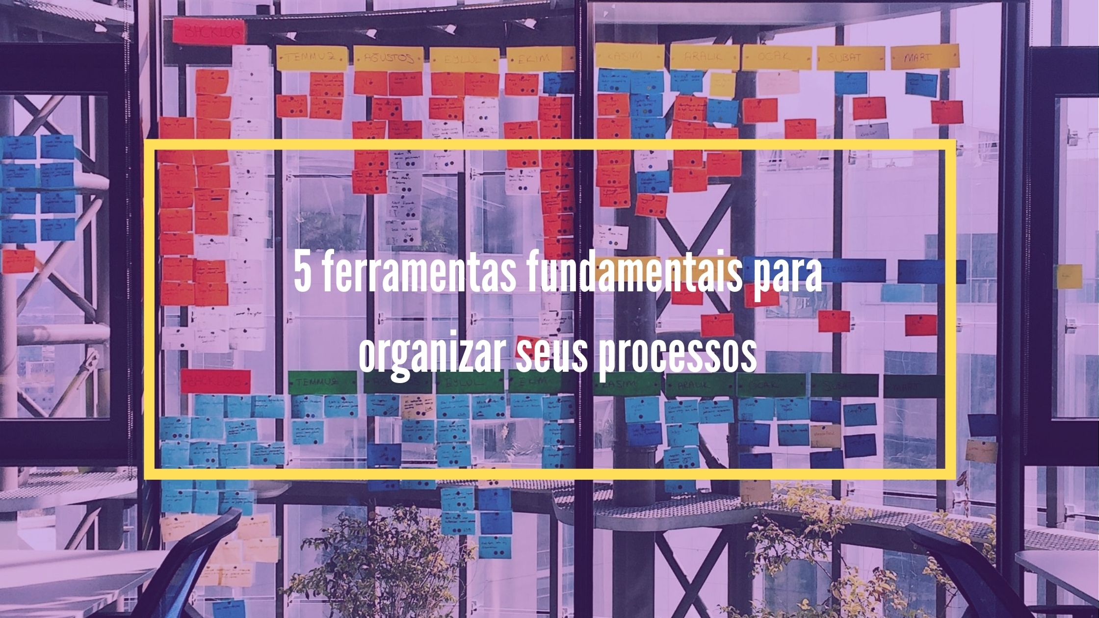 5 ferramentas fundamentais para organizar seus processos